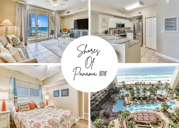 Shores Of Panama 808- 1 Bedroombunk Room, Free Fun! Updated! Sleeps 6, Condo